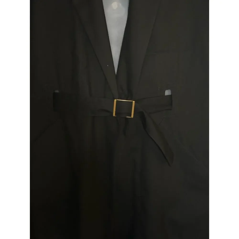 Vintage YSL SS10 Stefano Pilati era Fine Cashmere Wrap Blazer IT 50 US 40 Belted
